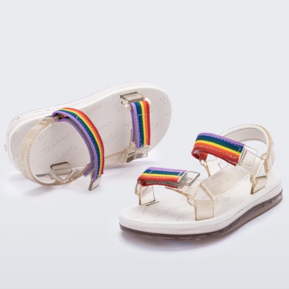 Melissa X Rider Sandals jelly rainbow sandals
